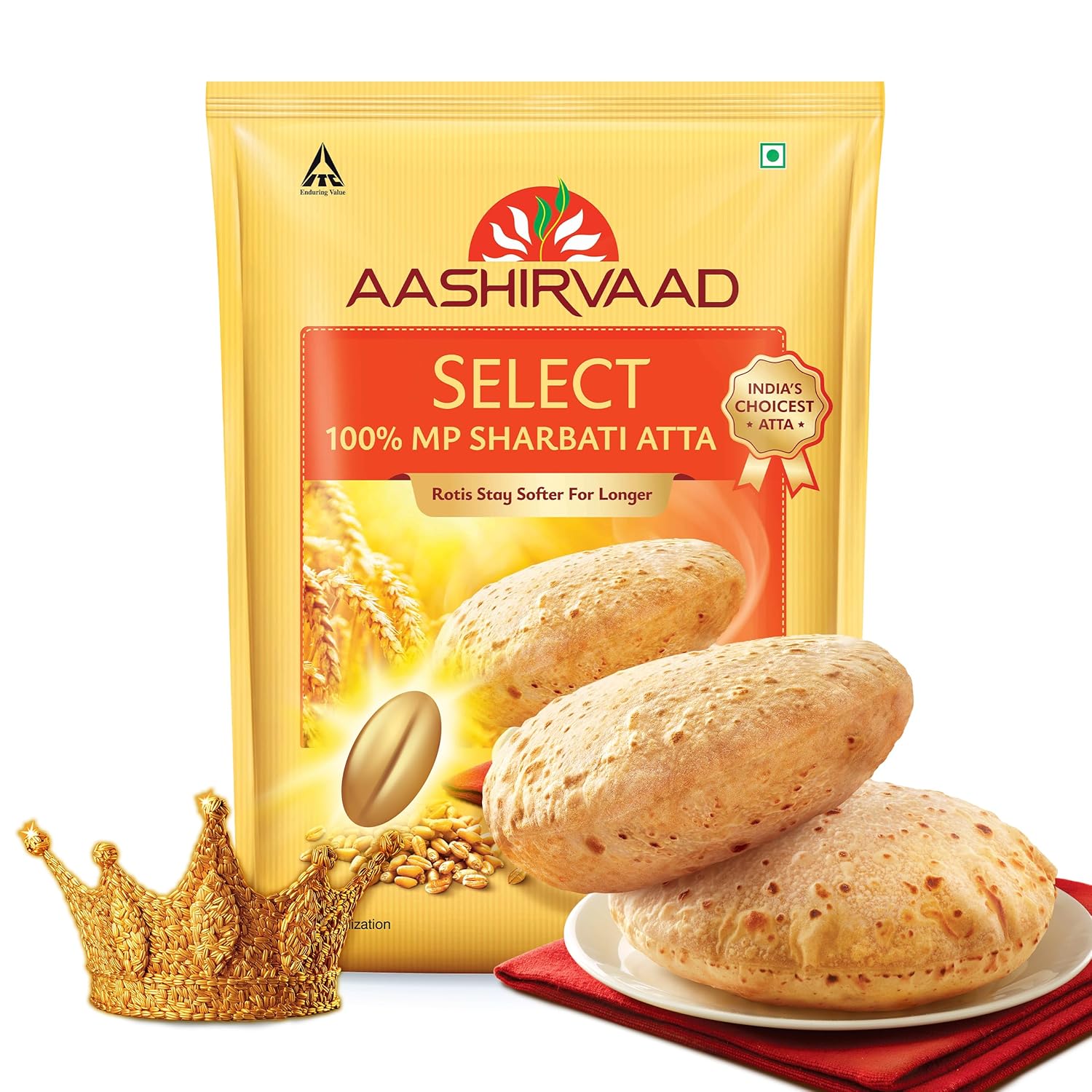 Aashirvaad  ,MP Sharbati Wheat Atta 5 kg