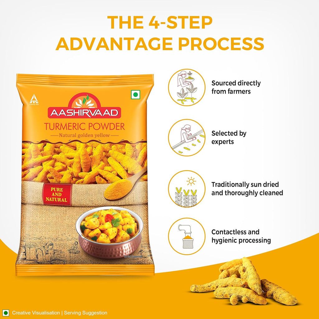 Aashirvaad Turmeric Powder,   (  పసుపు పొడి )