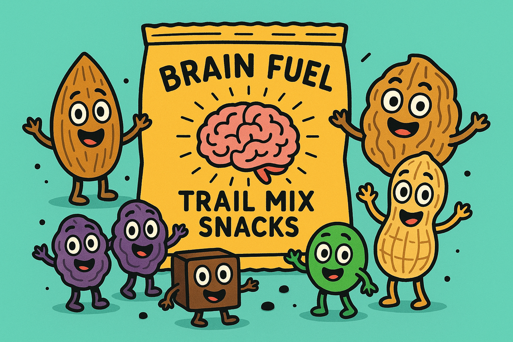 🧠 Brain Fuel Trail Mix (Snack Pouch)Boost Focus • Snack Smart • Study Sharp