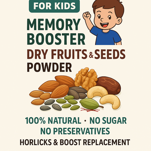 . 🧠 Kids Brain Booster - Dry Fruits & Seeds Powder (Kids Special -- for 2–15 years)