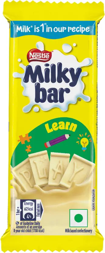 Milkybar Creamy White Chocolate Tablet Bar Bars  (12.5 g)