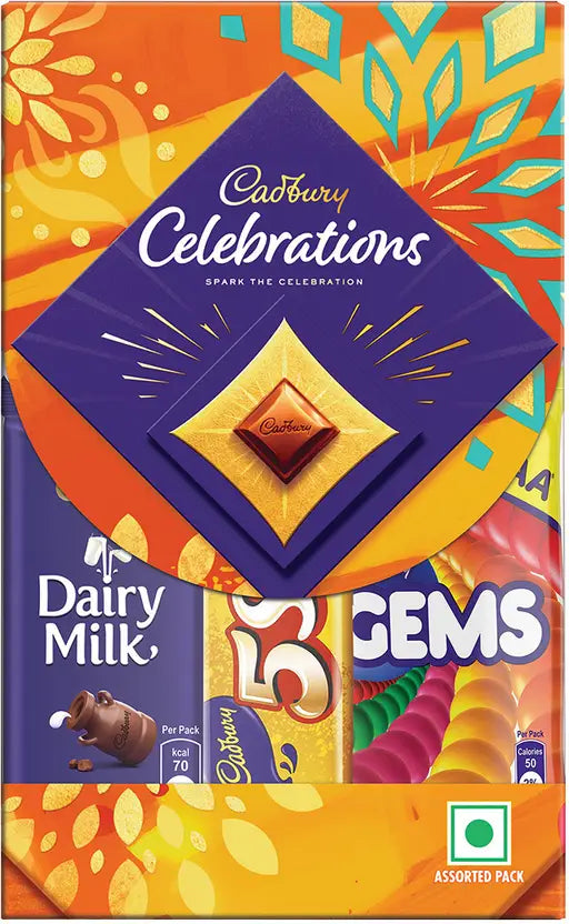 Cadbury Celebrations Assorted Chocolate Gift Pack Bars  (51.2 g)