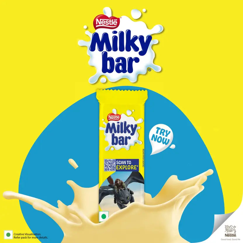 Milkybar Creamy White Chocolate Tablet Bar Bars  (12.5 g)