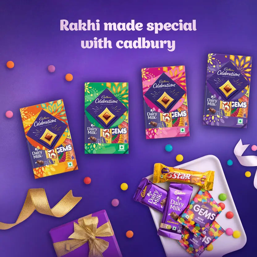 Cadbury Celebrations Assorted Chocolate Gift Pack Bars  (51.2 g)